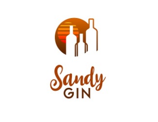 Projekt graficzny logo dla firmy online Sandy Gin